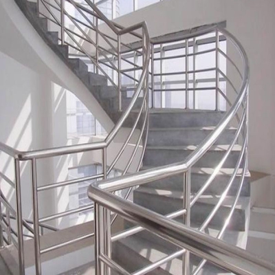 Steel structure handrail